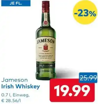T&G Jameson Irish Whiskey Angebot