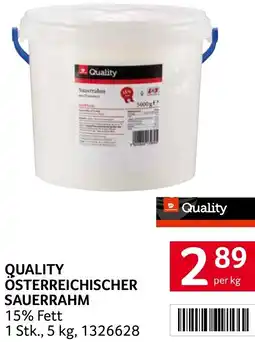 Transgourmet Quality österreichischer sauerrahm Angebot