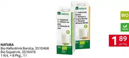 Transgourmet NATURA Bio Haferdrink Barista Bio Sojadrink Angebot