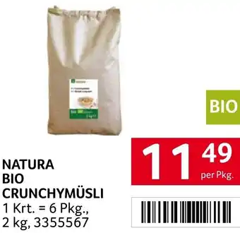 Transgourmet Natura bio crunchymüsli Angebot