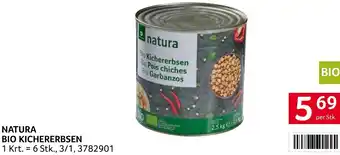 Transgourmet Natura bio kichererbsen Angebot