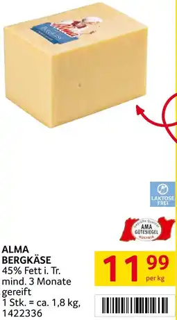 Transgourmet Alma bergkäse Angebot