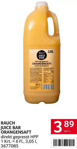 Transgourmet Rauch juice bar orangensaft Angebot