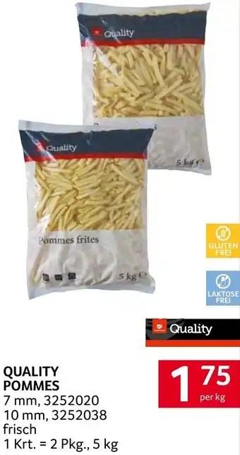 Transgourmet Quality pommes Angebot