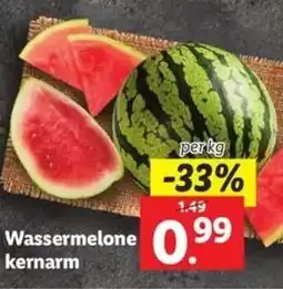 Lidl Wassermelone kernarm Angebot