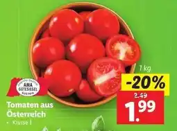 Lidl TOMATEN AUS ÖSTERREICH Angebot
