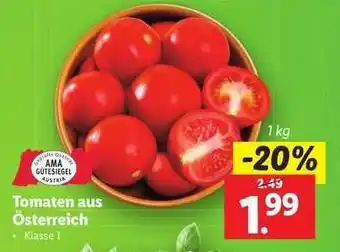 Lidl TOMATEN AUS ÖSTERREICH Angebot