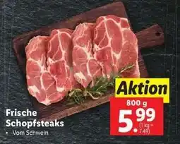 Lidl Frische Schopfsteaks Angebot