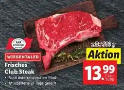 Lidl WIESENTALER Frisches Club Steak Angebot