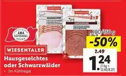 Lidl WIESENTALER Hausgeselchtes oder Schwarzwälder Angebot