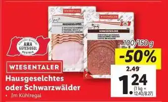 Lidl WIESENTALER Hausgeselchtes oder Schwarzwälder Angebot
