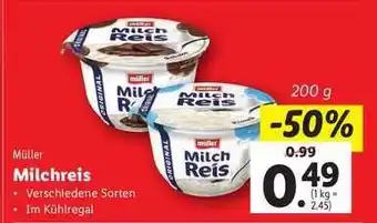 Lidl Müller Milchreis Angebot