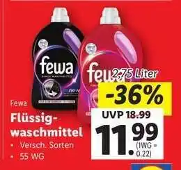 Lidl Fewa Flüssigwaschmittel Angebot