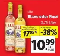 Lidl Lillet Blanc oder Rose Angebot