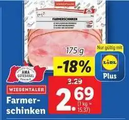 Lidl WIESENTALER Farmerschinken Angebot