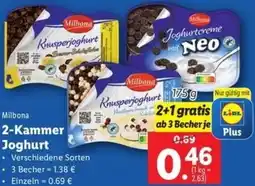 Lidl Milbona 2 Kammer Joghurt Angebot