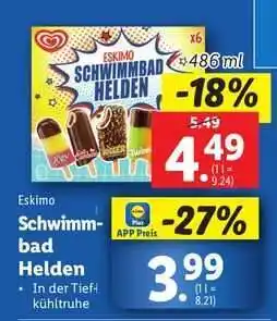 Lidl Eskimo schwimmbad helden Angebot