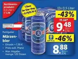 Lidl Puntigamer Marzenbier Angebot
