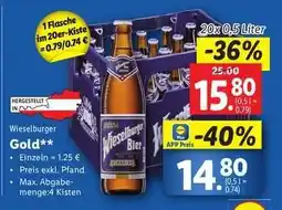 Lidl Wieselburger Gold Angebot