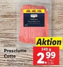 Lidl Italiamo prosciutto cotto Angebot