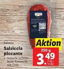 Lidl Salsiccia piccante Angebot