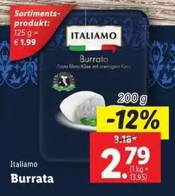 Lidl Italiamo Burrata Angebot
