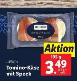 Lidl Italiamo Tomino-Käse mit Speck Angebot