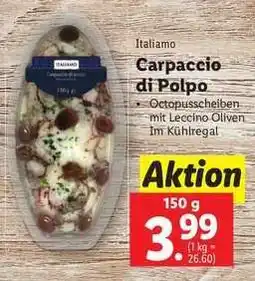 Lidl Carpaccio di Polpo Angebot