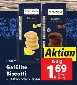 Lidl Gefüllte Biscotti Angebot