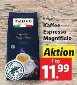 Lidl Italiamo Kaffee Espresso Magnificio Angebot