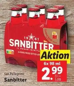 Lidl San Pellegrino Sanbitter Angebot
