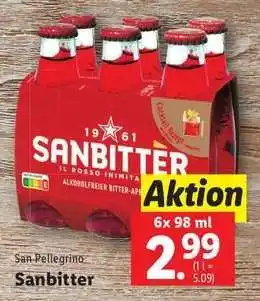 Lidl San Pellegrino Sanbitter Angebot