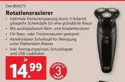 Lidl Cien BEAUTY Rotationsrasierer Angebot
