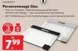 Lidl Cien BEAUTY Personenwaage Glas Angebot