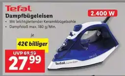 Lidl Tefal Dampfbügeleisen Angebot