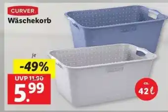 Lidl CURVER Wäschekorb Angebot
