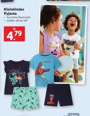 Lidl Kleinkinder Pyjama Angebot
