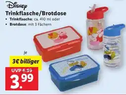 Lidl Disney Trinkflasche/Brotdose Angebot