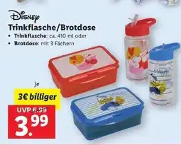 Lidl Disney Trinkflasche/Brotdose Angebot