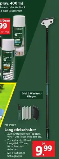 Lidl PARKSIDE Langstielschaber Angebot
