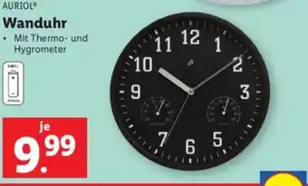 Lidl AURIOL Wanduhr Angebot