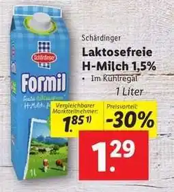 Lidl Schärdinger Laktosefreie H-Milch 1,5% Angebot