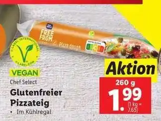 Lidl Chef Select Glutenfreier Pizzateig Angebot