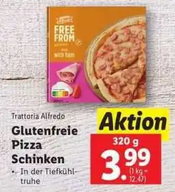 Lidl Trattoria Alfredo Glutenfreie Pizza Schinken Angebot