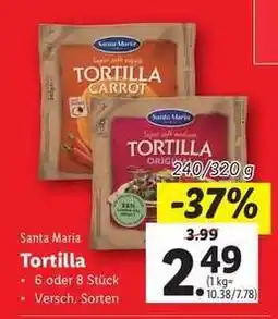Lidl Santa Maria Tortilla Angebot