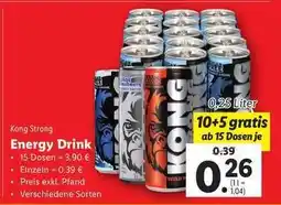 Lidl Kong Strong Energy Drink Angebot