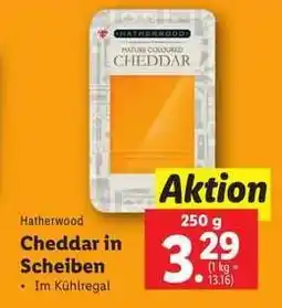 Lidl Hatherwood Cheddar in Scheiben Angebot