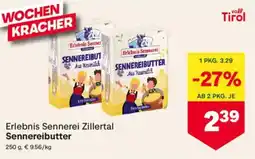 MPreis Erlebnis Sennerei Zillertal Sennereibutter Angebot