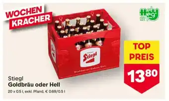 MPreis Stiegl Goldbräu oder Hell Angebot