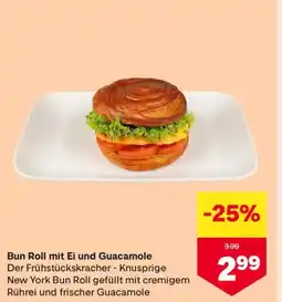 MPreis Bun roll mit ei und guacamole Angebot
